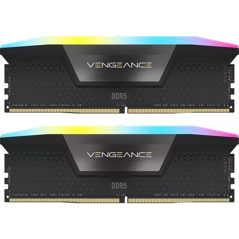 Corsair Vengeance RGB 64GB (2x32GB) 6600MHz CL32 DDR5 Black CMH64GX5M2B6600C32 DUAL KIT -  ΕΛΑΧΙΣΤΑ  ΧΡΗΣΙΜΟΠΟΙΗΜΕΝΟ (ΧΩΡΙΣ ΤΟ ΚΟΥΤΙ ΤΟΥ)